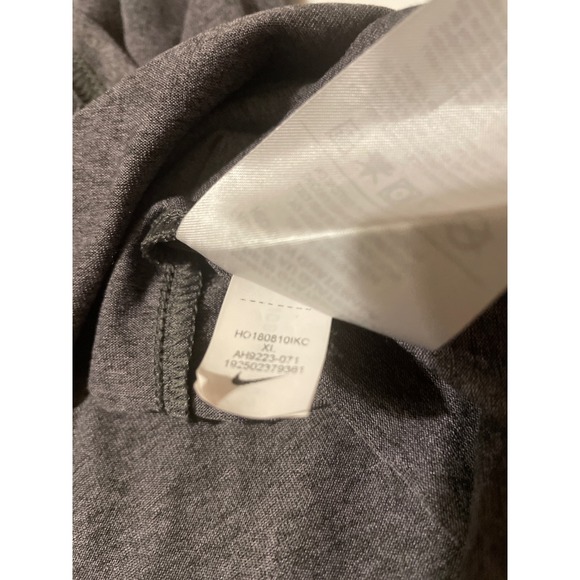 Nike Oklahoma Sooners OU Dri-FIT Shirt Mens XL Gray Heather Athletic AH9223-071 - Picture 8 of 8